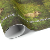 Alles Gute zum Groundhog Day! Geschenkpapier (Rolleneckpunkt)