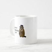 Alles Gute zum Groundhog Day! Kaffeetasse (Vorderseite Links)