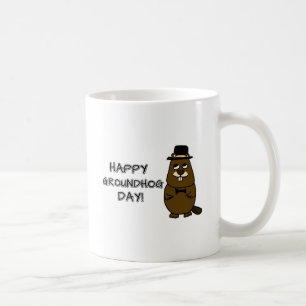 Alles Gute zum Groundhog Day! Kaffeetasse