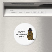 Alles Gute zum Groundhog Day! Magnet (In Situ (Geschirrspüler))