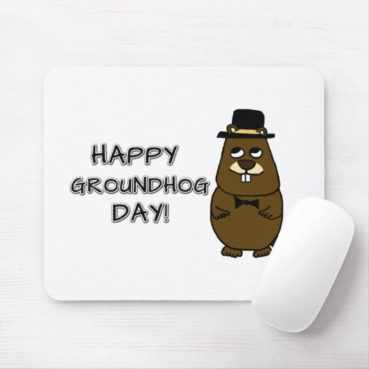 Alles Gute zum Groundhog Day! Mousepad (Mit Mouse)