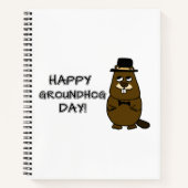 Alles Gute zum Groundhog Day! Notizblock (Vorderseite)