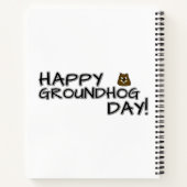 Alles Gute zum Groundhog Day! Notizblock (Rückseite)