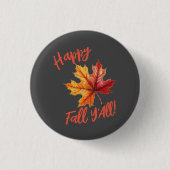 Alles Gute zum Herbst! Button (Vorderseite)