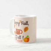Alles Gute zum Herbst! Kaffeetasse (Vorderseite Links)