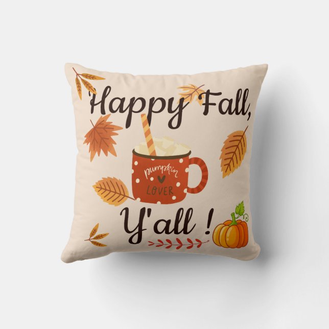 Alles Gute zum Herbst! Kissen (Rückseite)