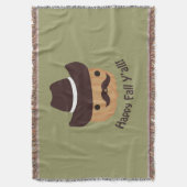 Alles Gute zum Herbst! Pumpkin Decke (Vorderseite Vertikal)