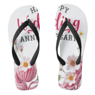 Alles Gute zum Hochzeitstag  Badesandalen