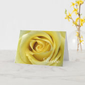 Alles Gute zum Hochzeitstag deutscher Jahrestag Karte (Gelbe Blume)