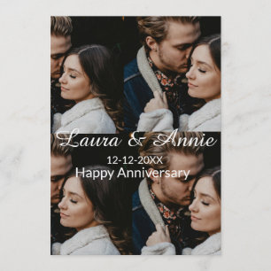 Alles Gute zum Hochzeitstag Foto Collage Name Datu Einladung