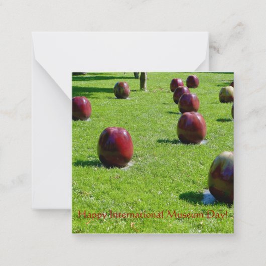 Alles Gute zum Internationalen Museumstag! Mitteilungskarte (Vorderseite)