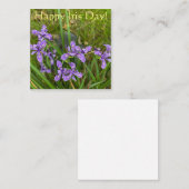 Alles Gute zum Iris Day! Mitteilungskarte (Vorne/Hinten)