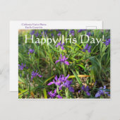 Alles Gute zum Iris Day! Postkarte (Vorne/Hinten)