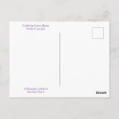 Alles Gute zum Iris Day! Postkarte (Rückseite)