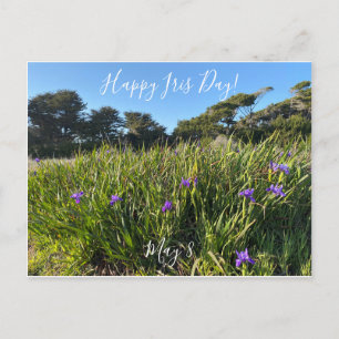 Alles Gute zum Iris Day! Postkarte