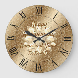 Alles Gute zum Jahrestag große Uhr