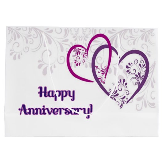 Alles Gute zum Jubiläum! Große Geschenktüte (Rückseite)