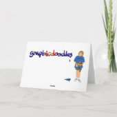 Alles Gute zum Jubiläum! "Ich bin verrückt nach di Karte (Rückseite)