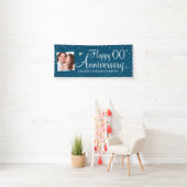 Alles Gute zum Jubiläum Jedes Jahr Foto Silver Con Banner (Insitu)