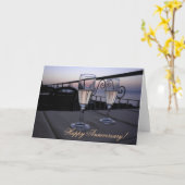 Alles Gute zum Jubiläum! Karte (Gelbe Blume)