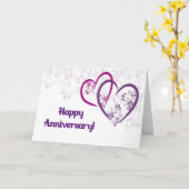 Alles Gute zum Jubiläum! Karte (Gelbe Blume)