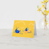 Alles Gute zum Jubiläum! Karte (Gelbe Blume)