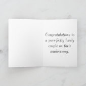 Alles Gute zum Jubiläum! Karte (Innenseite)