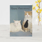 Alles Gute zum Jubiläum! Karte (Gelbe Blume)