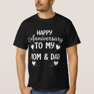 Alles Gute zum Jubiläum meiner Mama & Vater T-Shirt