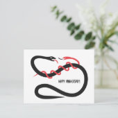 Alles Gute zum Jubiläum! Postkarte (Stehend Vorderseite)