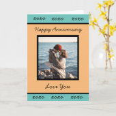 Alles Gute zum Jubiläum, um Ihre Fotokarte hinzuzu Karte (Gelbe Blume)