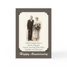 Alles Gute zum Jubiläum, Vintages Ehepaar, Spaß, l