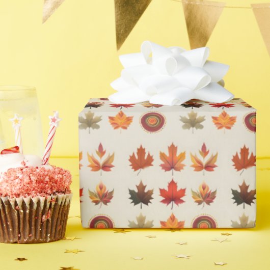 Alles Gute zum kanadischen Tag! Geschenkpapier (Geburtstagsparty)