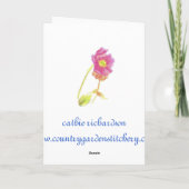 Alles- Gute zum Karte (Rückseite)