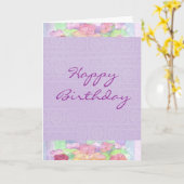 Alles- Gute zum Karte (Gelbe Blume)