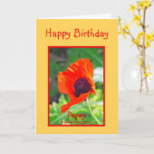 Alles- Gute zum Karte (Gelbe Blume)