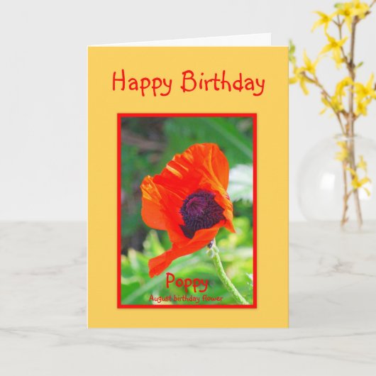 Alles- Gute zum Karte (Gelbe Blume)