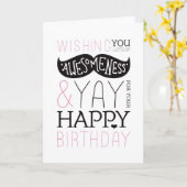 Alles Gute zum Karte (Gelbe Blume)