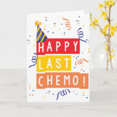 Alles Gute zum letzten Chemo! Karte (Gelbe Blume)