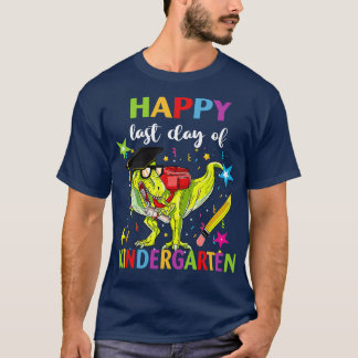 Alles Gute zum letzten Kindergarten Abschluss Trex T-Shirt