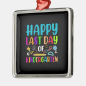 Alles Gute zum letzten Kindergarten Ornament Aus Metall (Links)