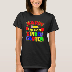 Alles Gute zum letzten Kindergartenlehrertag Gra T-Shirt
