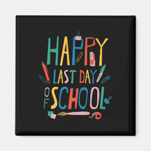 Alles Gute zum letzten Schullehrer Kindergarten Magnet