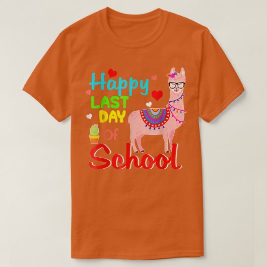 Alles Gute zum letzten Schullehrer oder Student T- T-Shirt (Design vorne)