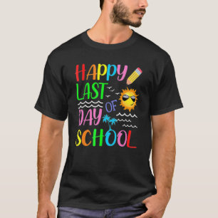 Alles Gute zum letzten Schullehrertag Jungen Kinde T-Shirt