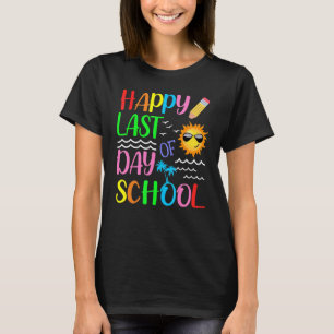 Alles Gute zum letzten Schullehrertag Jungen Kinde T-Shirt