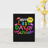 Alles Gute zum letzten Schullehrertag Karte (Gelbe Blume)