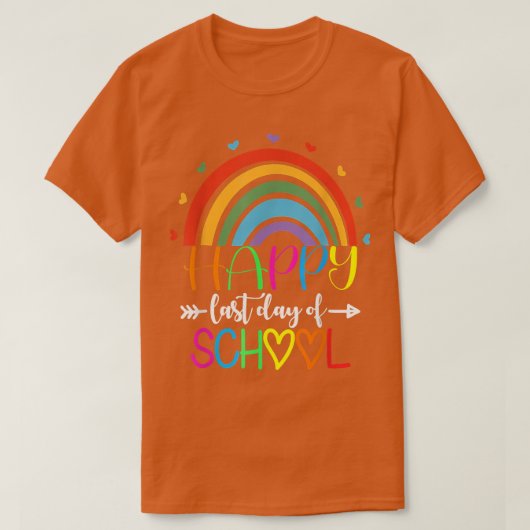 Alles Gute zum letzten Schullehrertag T-Shirt (Design vorne)