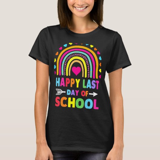 Alles Gute zum letzten Schullehrertag T-Shirt (Vorderseite)