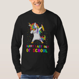Alles Gute zum letzten Schullehrertag Unicorn T-Shirt